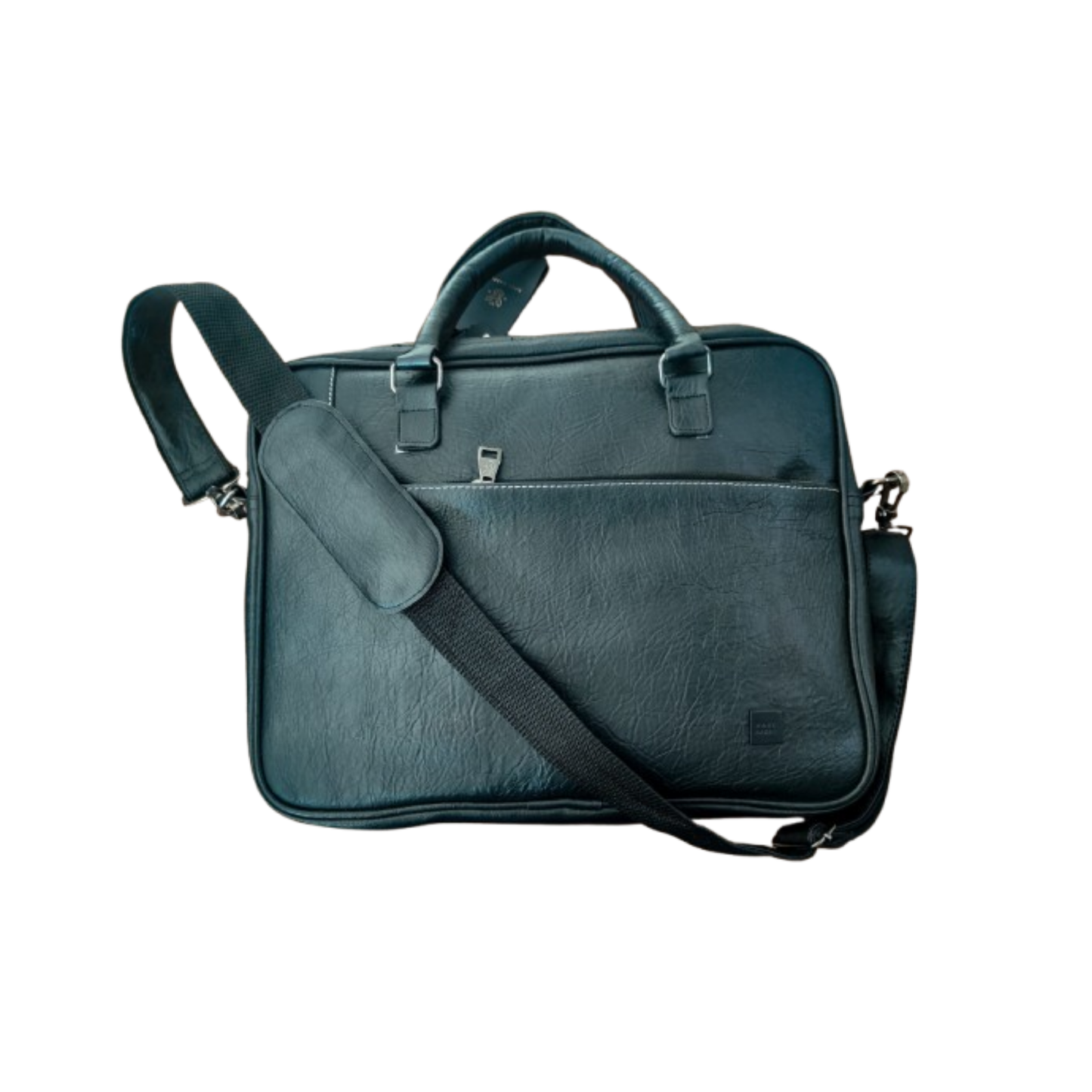Rare Rabbit Leather Laptop Sleeve with Padded Strap