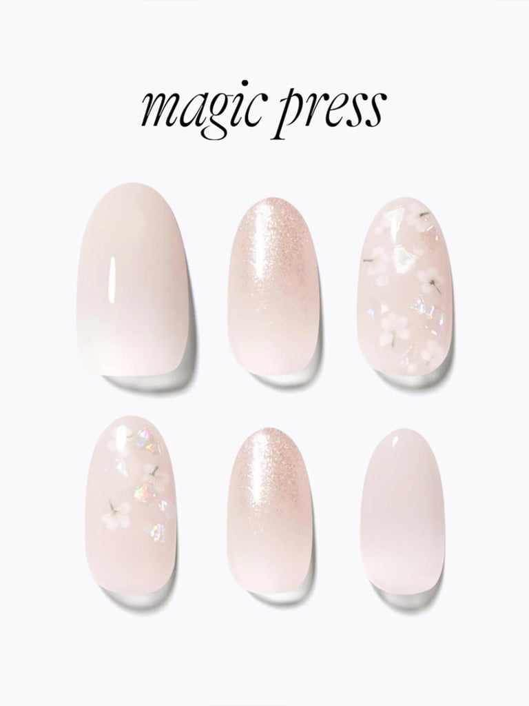 Dashing Diva MAGICPRESS White Floral