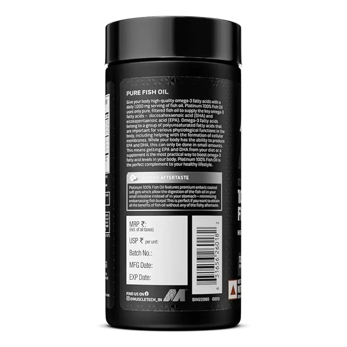 Muscletech Platinum 100% Omega Fish Oil