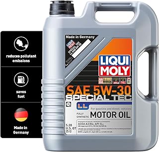 TERZO SAE 5W-30 High-Mileage Synthetic Motor Oil Friction Modified Engine Oil - 20K Miles, API SP Licensed, 3x Wear Protection