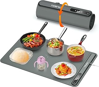 Silicone Warming Plate Hot Dish Artifact Household Dining Table Mat Heating Plate Folding Multi-Functional Meal Insulation Board