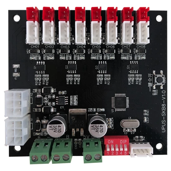 8-Channel Consumer Electronics PCB Design and Software Development Board