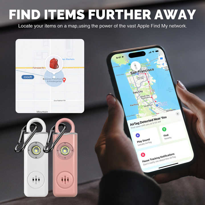 Whistle Anti-Loss Key Finder with LED Light