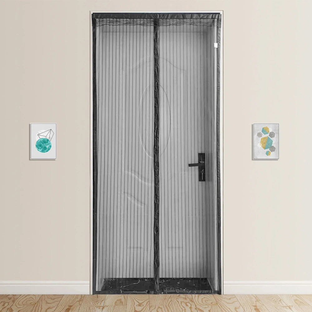 Modern Design Household Polyester Magnetic Door Net Easy Install Mosquito Repellent Screen for Home Use