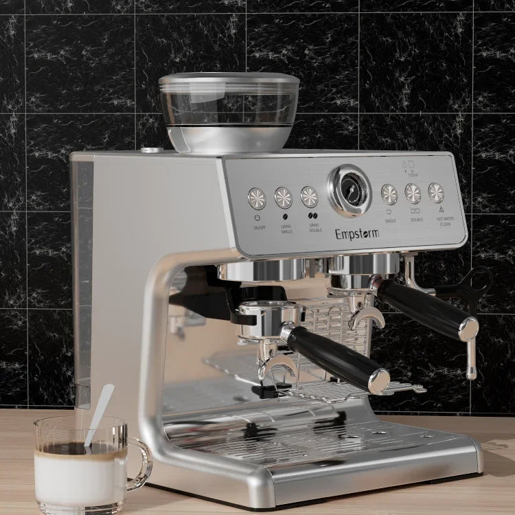 Modern Fashion Design Small Kitchen Appliances Manual Coffee Maker With Grinding Machine