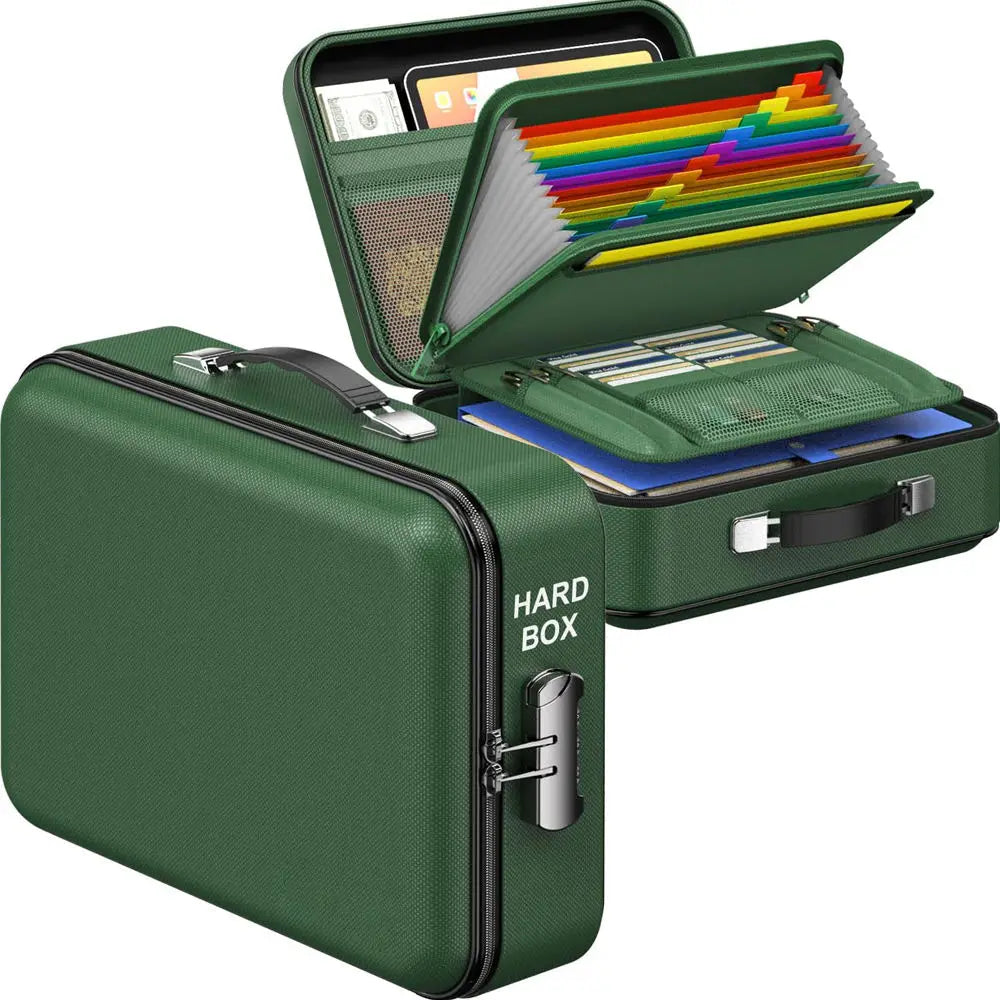 Custom Safe Storage Office Stationery Box Waterproof Expanding Certificate File Document Bag Filing Products