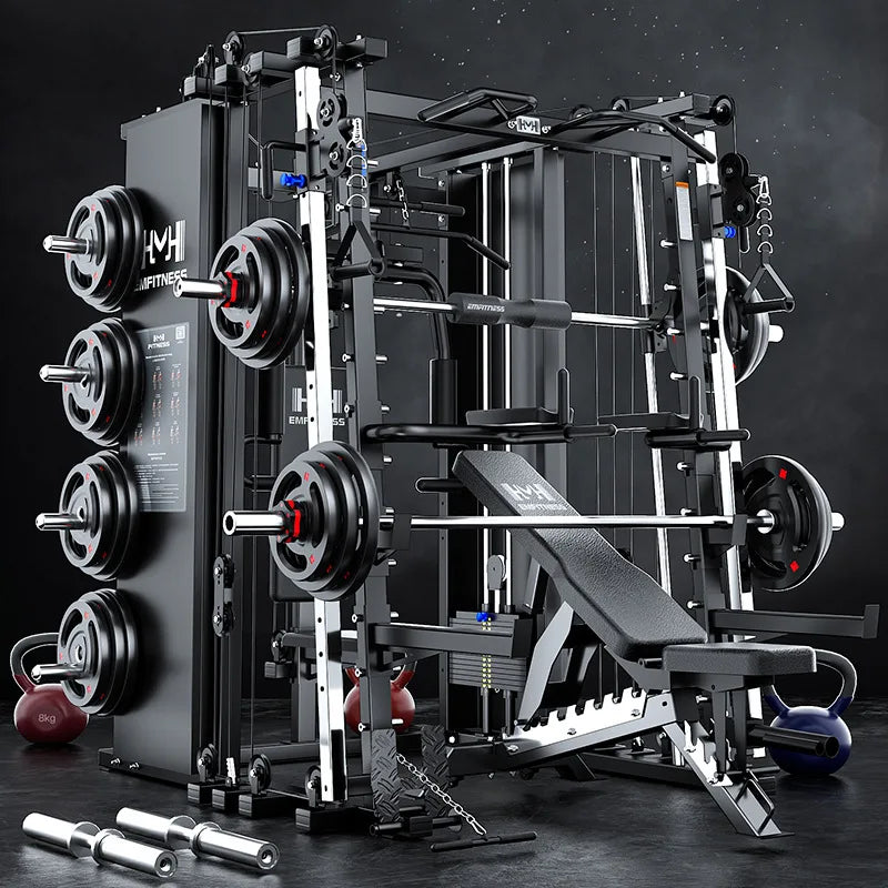 SK Home Exercise Comprehensive Training Machine Multifunction Gym Equipment Smith Machine Fitness Device Strength Training Steel