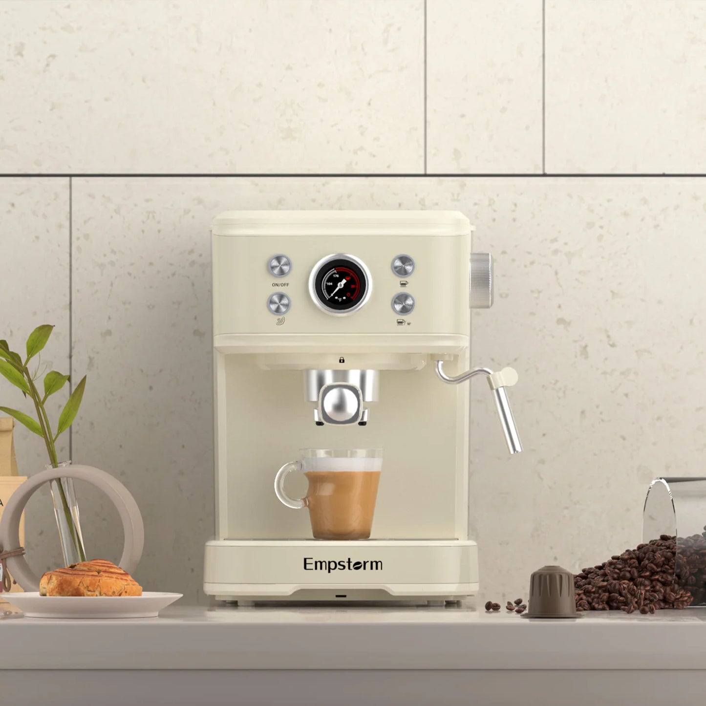 Empstorm 2024 in Stock Best Selling Electric Small Kitchen Appliances 20bar High Quality Coffee Machine for Espresso Capsule