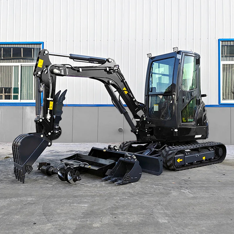 Free Shipping 3 Ton 2.5 Ton CE EPA Kubota Engine Farm Cabin Mini Digger Small Hydraulic Crawler Mini Excavator 2 Ton for Sale