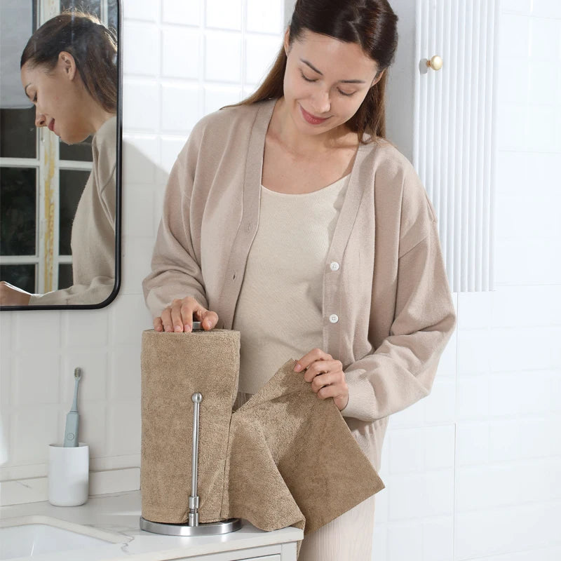 75Pack Tear Away Microfiber Roll Cleaning Towels, Reusable and Washable Cloths, for Car, House