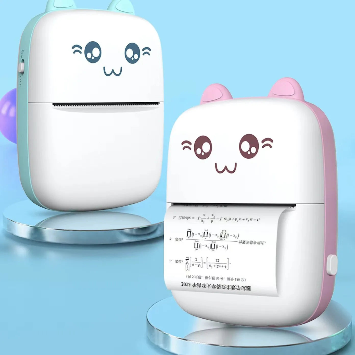 Mini Pocket Wireless Smart Handheld Card Sticker Mobile Phone BT Inkless Printing Label Blue Tooth Portable Thermal Printer