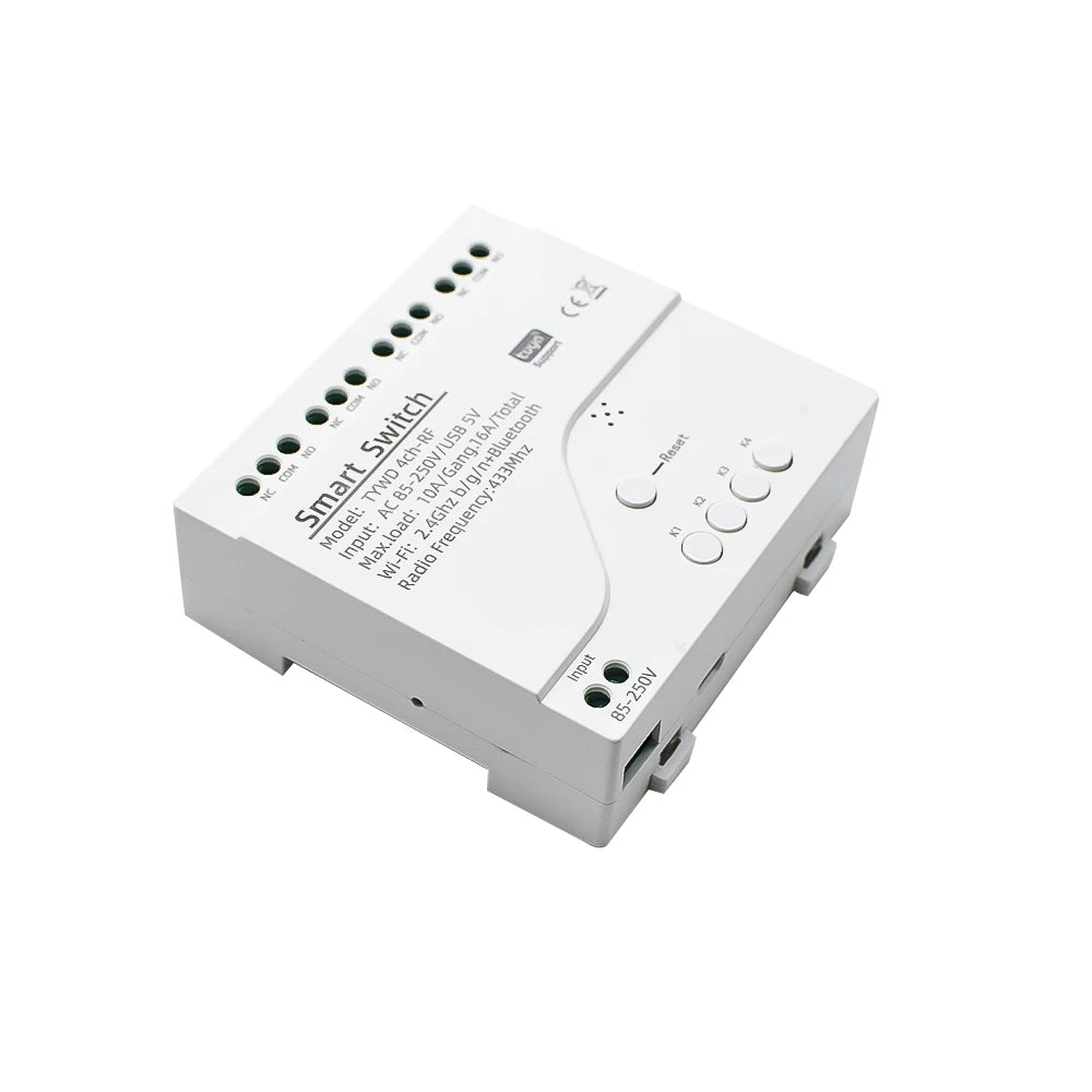 Home Automation System Smart Solutions Tuya Wifi Door Smart Home System RF Wireless Remote Control Tuya Wifi Smart Switch 110V