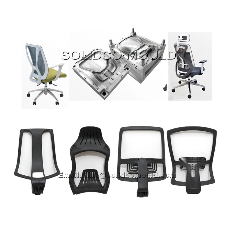 High Back Modern Swivel Luxury Executive Ergonomic Gaming Home Office Chairs Injection Mould