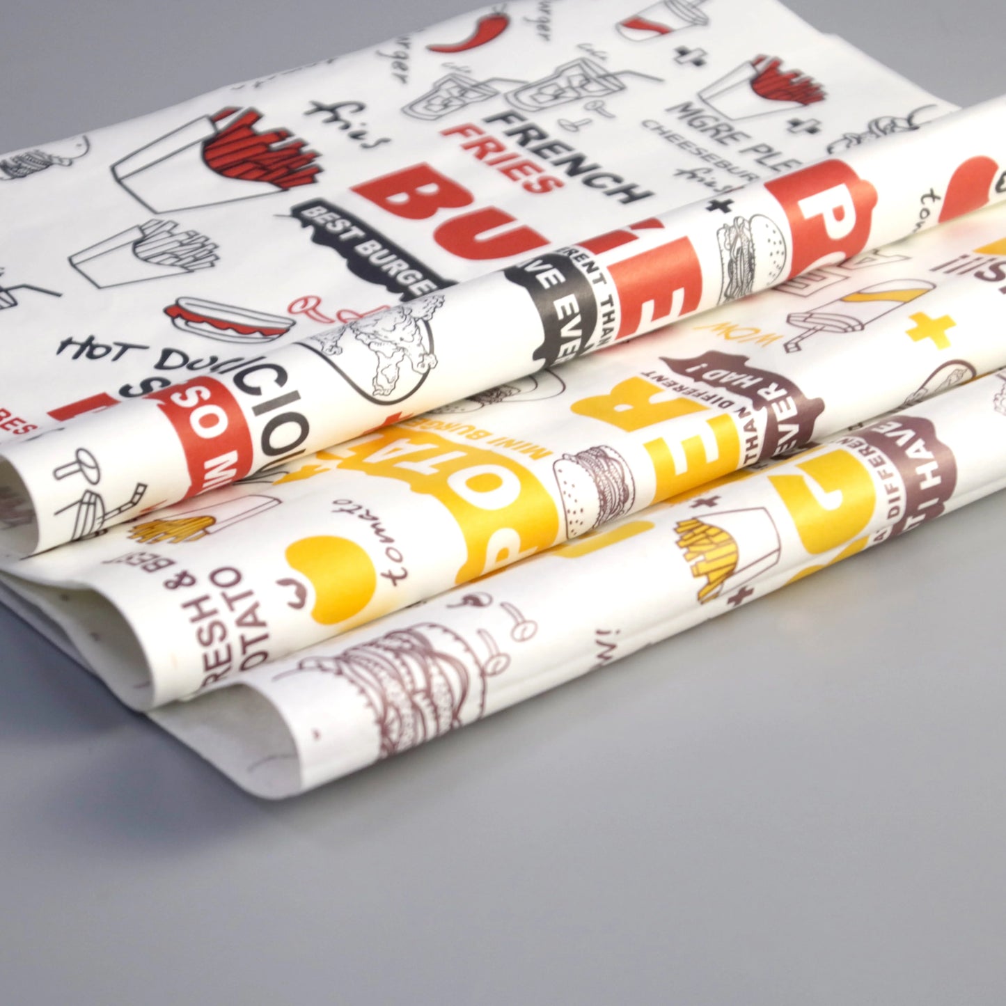 Wholesale Greaseproof Paper Custom Food Wrapping Paper Greaseproof Paper Food Grade