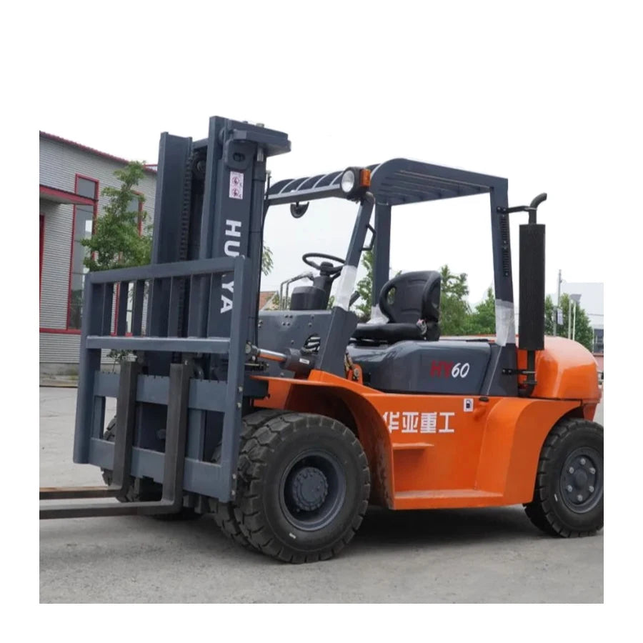 High Quality diesel Forklift 4 5 6 7 Ton Japanese Engine Outdoor Lift Height 3m-7m All Terrain Forklift 4x4 4 wd