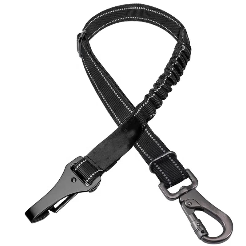 3-In-1 Adjustable Reflective Nylon Pet Seat Belt for Cat and Dog Accessory Safety Harness for Vehicle Vehicle Tool