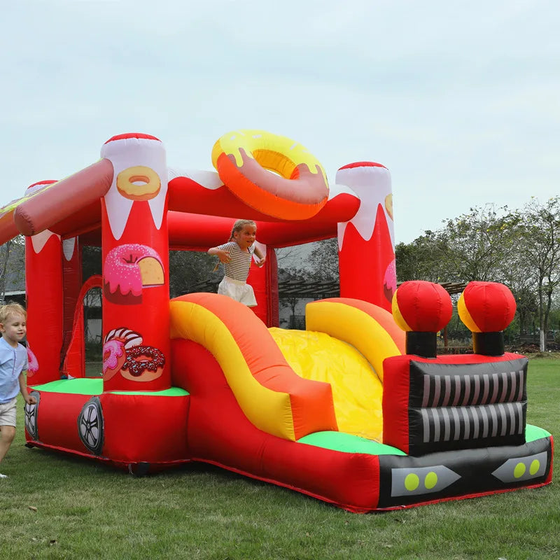 Modern Outdoor or Indoor Inflatable Bounce House Bouncing Castle With Jumping Features for Kids Entertainment