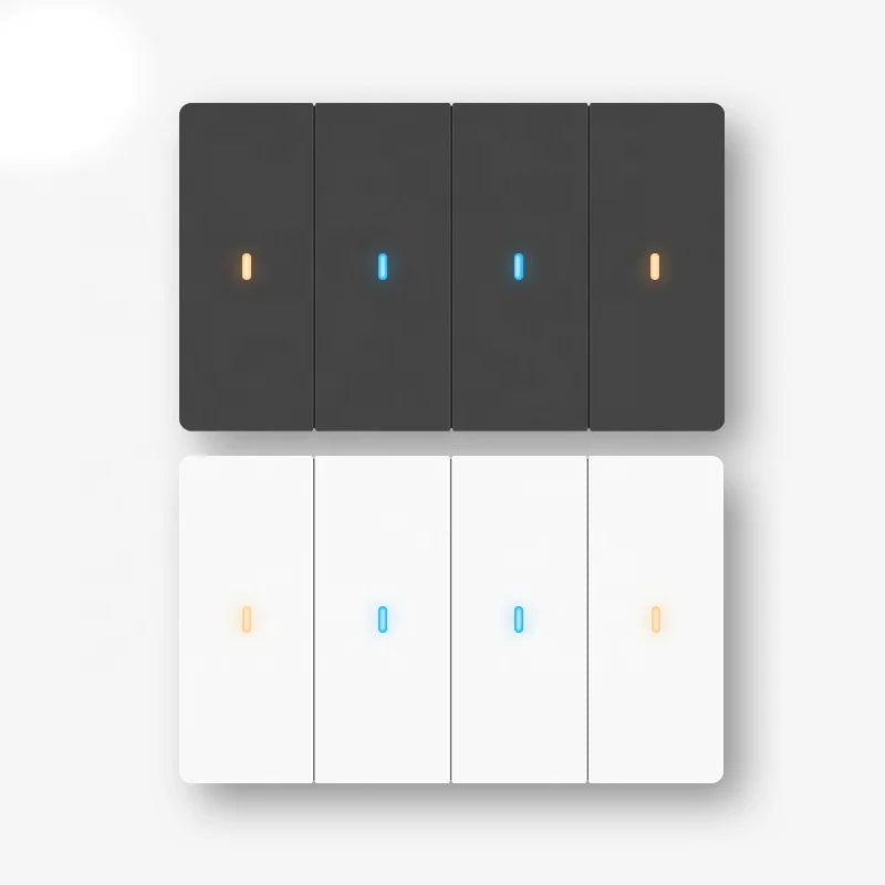 US AU Standard TuyaSmartApp wifi ButtonSmartSwitch 1-4 Gang Compatible with Google Assistant AlexaSmartHomeProducts