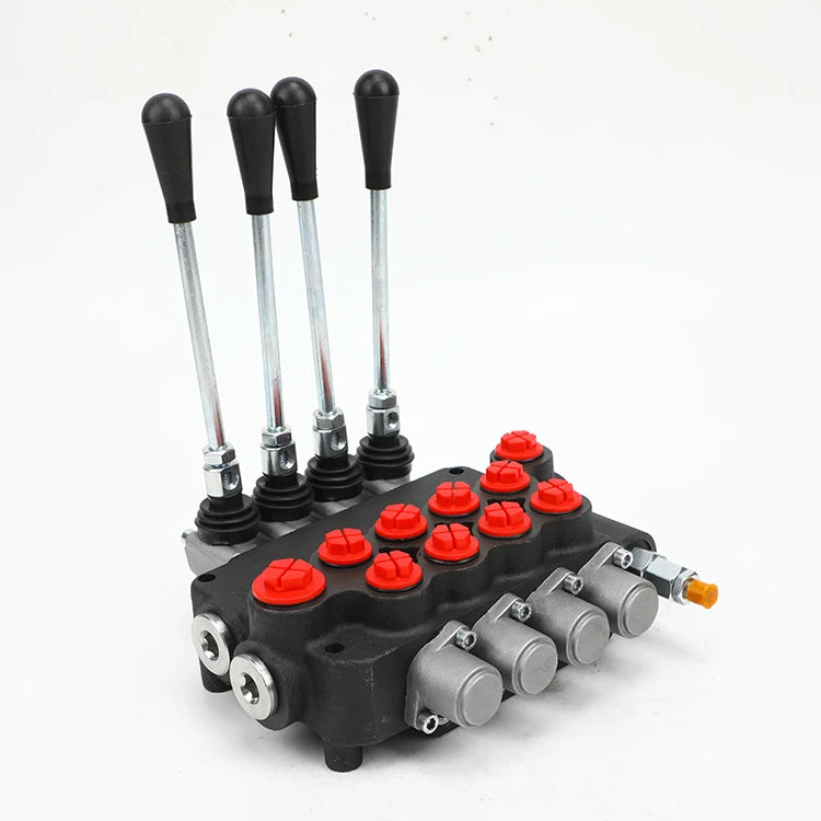 Universal P80 3-Spool 40L Hydraulic Multi-way Valve for Agricultural and Construction Equipment