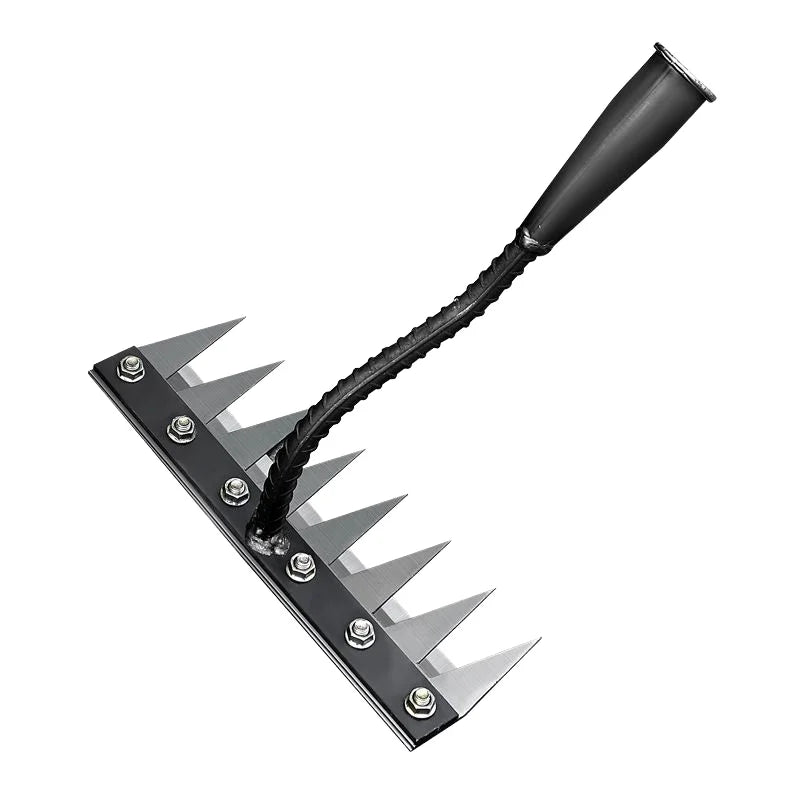 Manganese Steel Household Garden and Farming Leaf Rake Lawn Leveling Tool for Agricultural Use