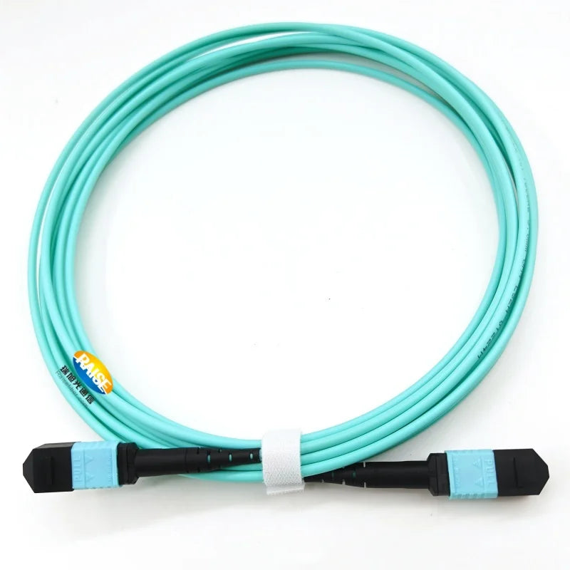 High Quality 16 Core MPO Jumper, 50/125 OM4 OM3 Multimode 3.0mm LSZH Fiber Cable MPO APC Female Male Fiber Connector