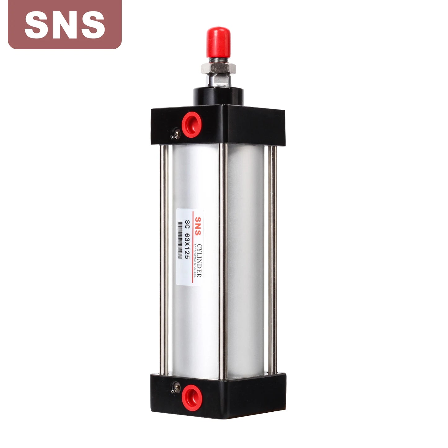 SNS SC Series Aluminium Alloy Double/single Acting Standard Pneumatic air Compact Cylinder With PT/NPT Port
