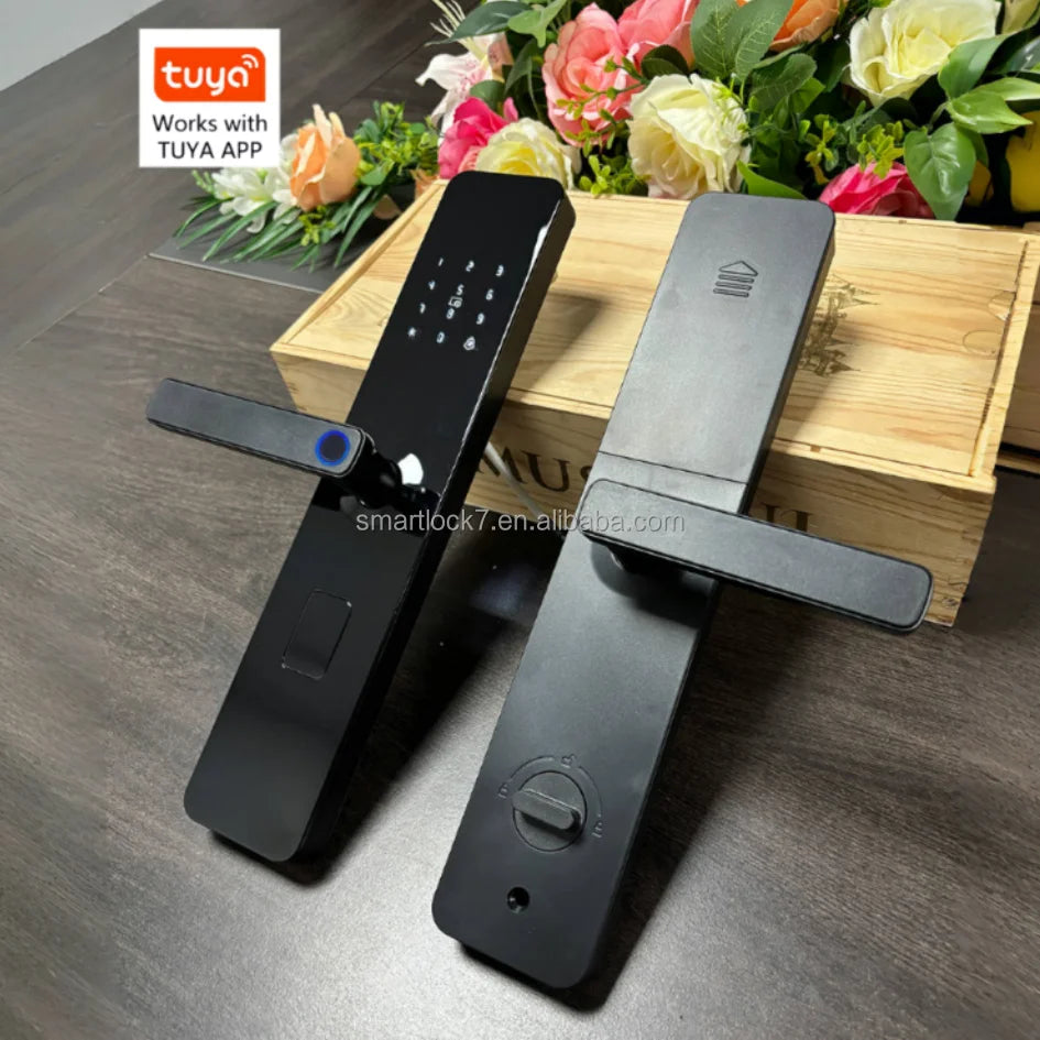 Office Fingerprint Lock Smart Home Products WiFi-Connected Tuya Aluminum Fingerprint Password Lock
