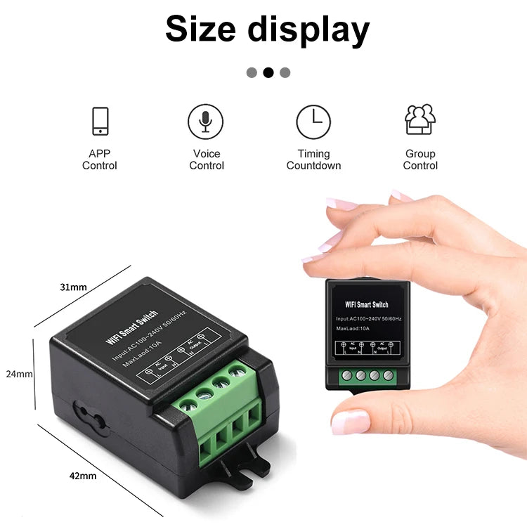 Smart Home Products & Devices Interruptor Inteligente Wifi Tuya Switch Wireless Remote Control Switch 220 Tuya Smart Wifi Switch