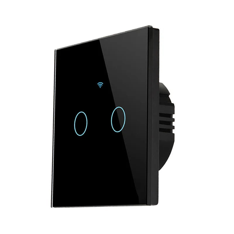 EU UK 10A Smart Switches No Neutral Wifi Home Electric Products Alexa Google Home Smart Wall Light Touch Switch