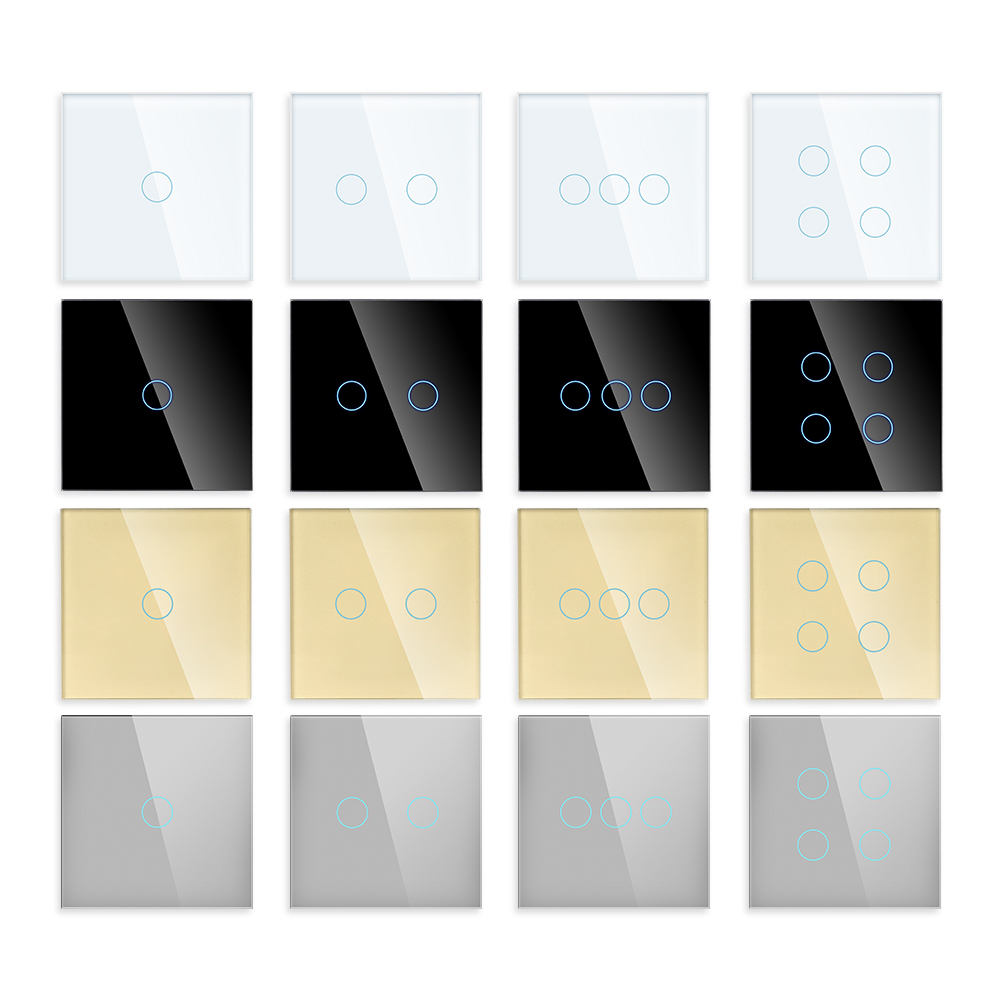 Smart Wifi Wall Light Switch Touch Glass Electric Tuya Home Products Decor Automation System Smart Solution 110V 220V 240V