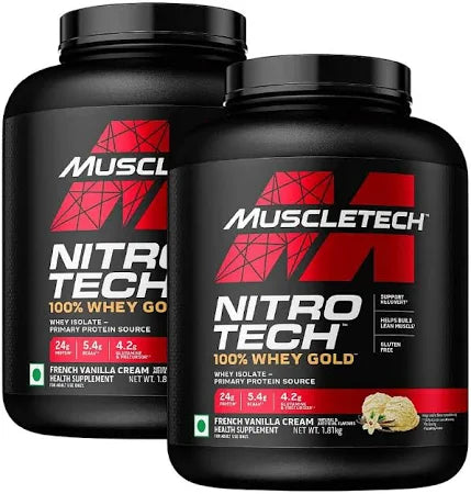 Muscletech Nitro- tech 100% Whey Gold(Vanilla)