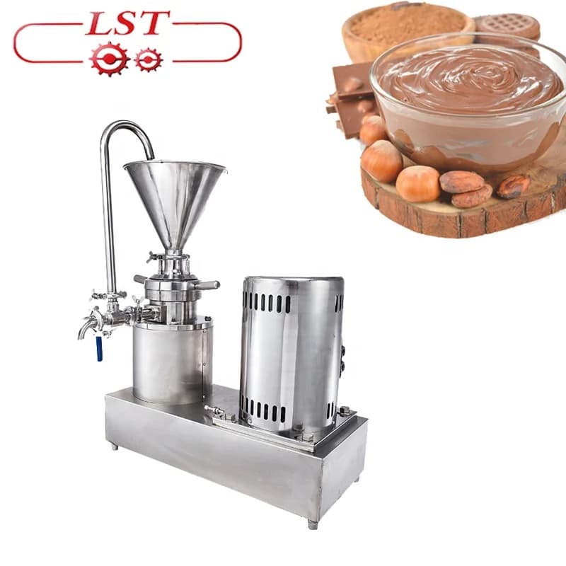 2025 LST Colloid Mill Grinder Bean to bar Cocoa Production Line Cacao Powder Making Machine Small Capacity