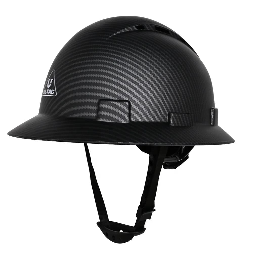 ULTAC B2B Solid Color Class C HDPE Construction Site Industrial Full Brim High Hardness Safety Labor Protective Helmet China