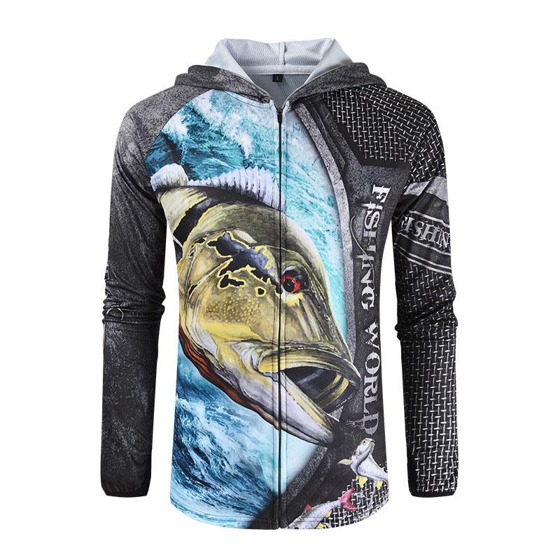 Outdoor Men's Long-sleeved Quick-drying Fishing Suit