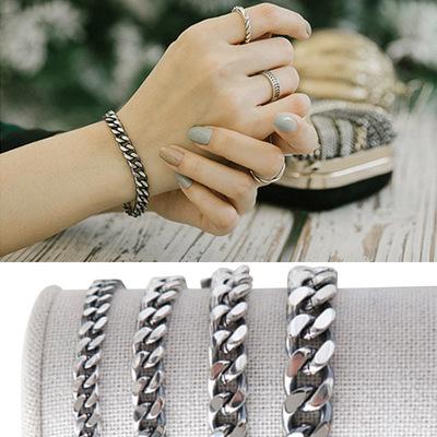 S925 sterling silver N chain flat chain