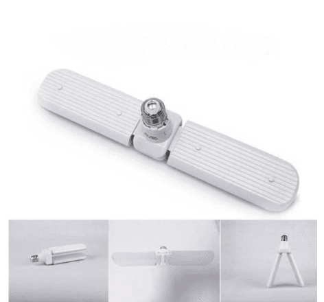 Energy-Saving Fan Lights Can Be Folded