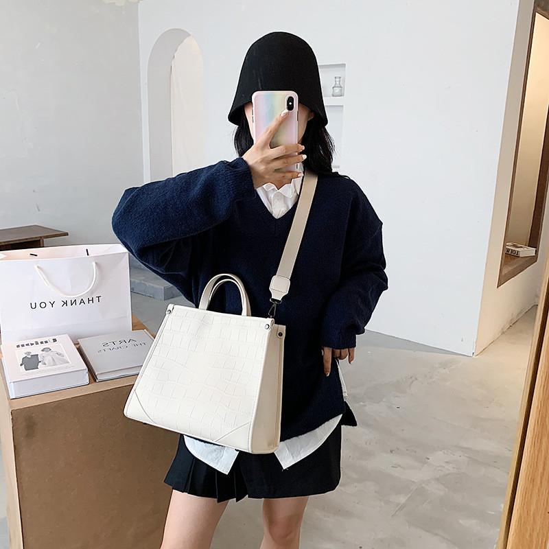 Trendy Korean Style All-match One-shoulder Fashion Tote Big Bag