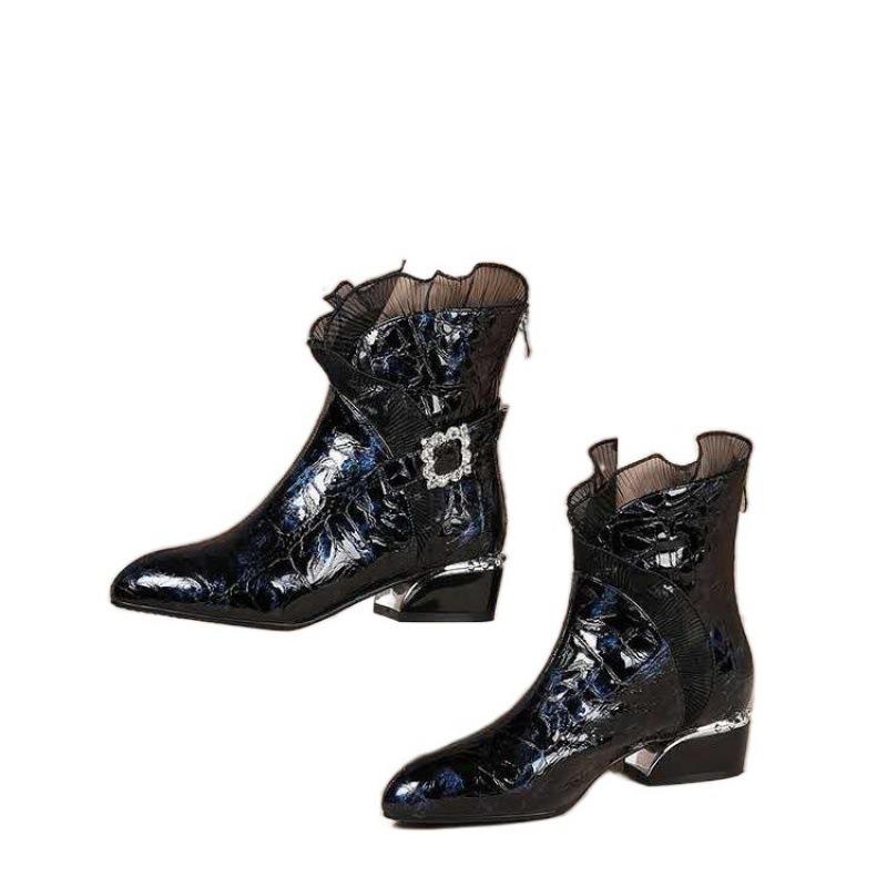 Lace Women'S Boots Autumn And Winter
