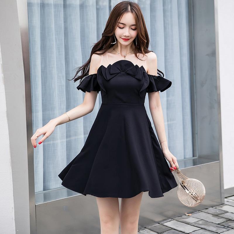 One-Shoulder Dress A-Line Skirt Trend