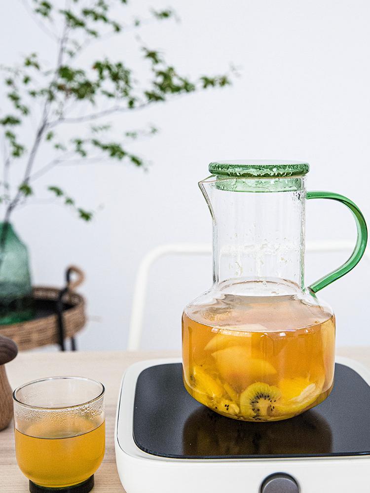 Kettle Heat-Resistant And Heat-Resistant Glass Teapot Household Cold Kettle For Making Tea Simple Water Cup And Teapot Set