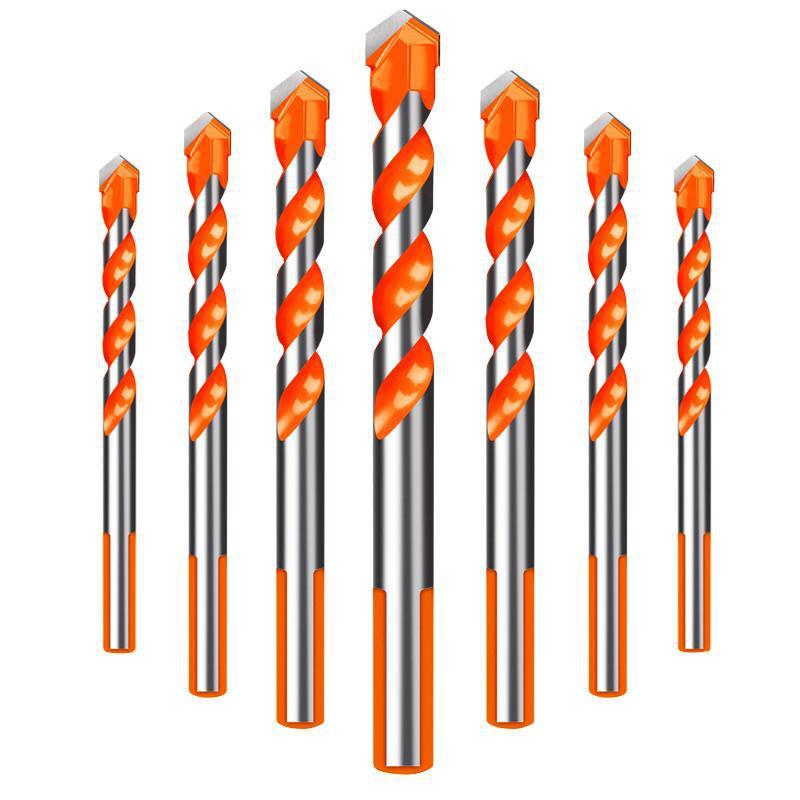 Spot Bawang Drill Set Ceramic Tile Glass Concrete Drilling Drill Ceramic Alloy Cross Triangle Bit