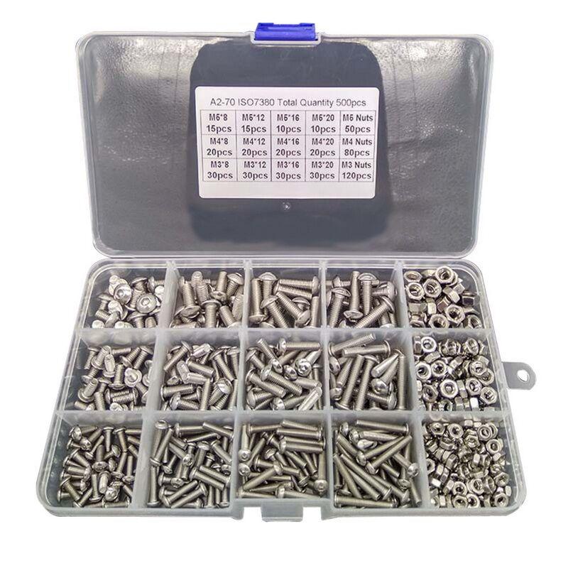 Round Head Bolt Nut Stainless Steel 304 Screw Mounting Hardware