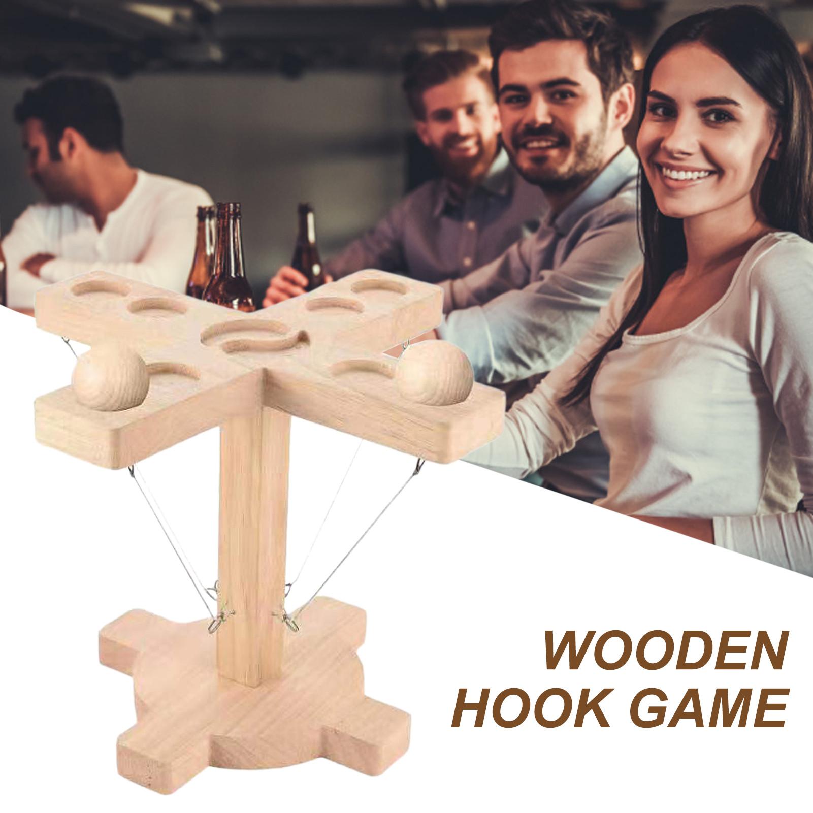 Loop Throwing Game DIY Kit Heavy Hardware And Rope Loop Throwing Game Indoor Addictive Fun Office Gamefor