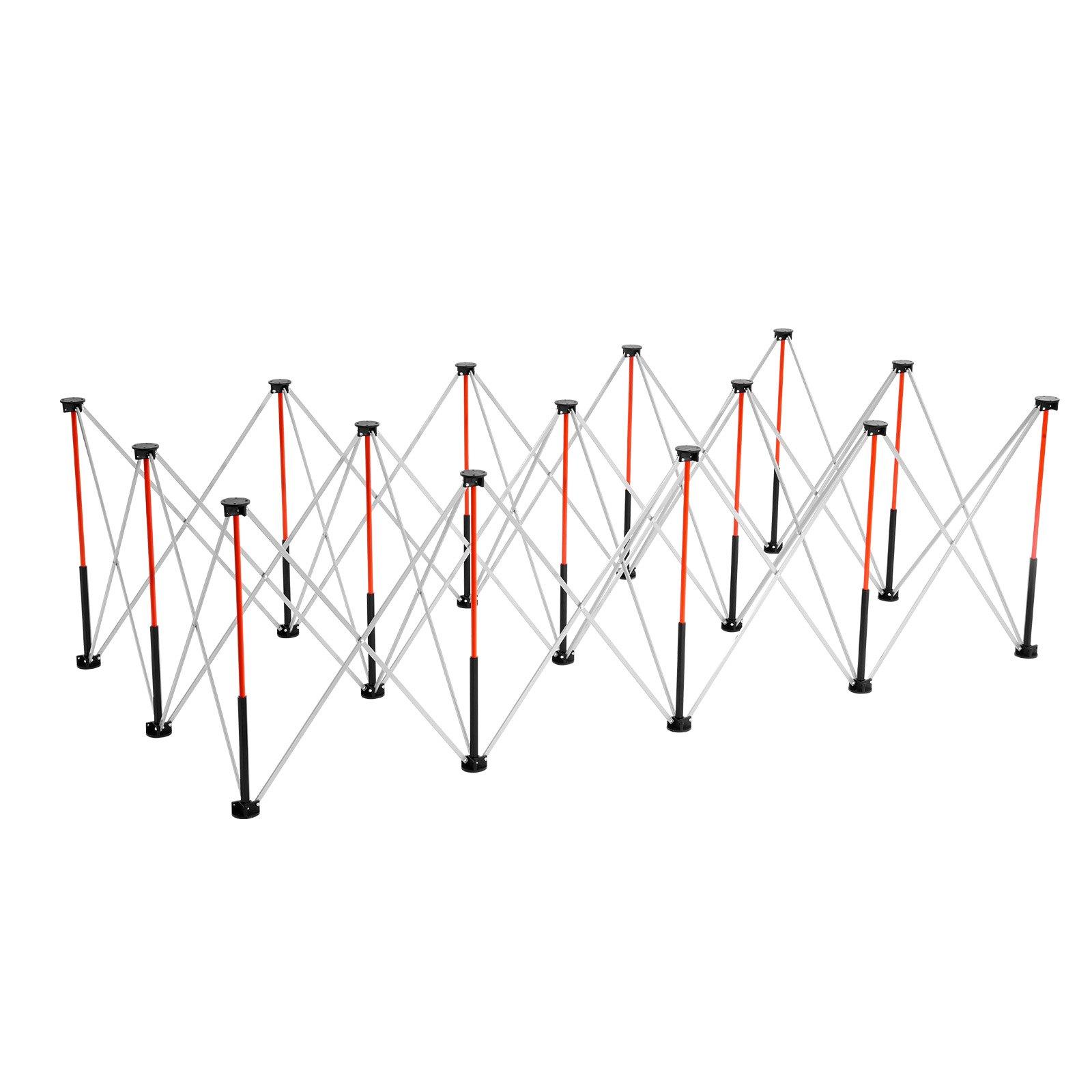 Portable Folding Workstand 8.05 X 4.13ft Collapsible Work Stand 6000lbs Capacity