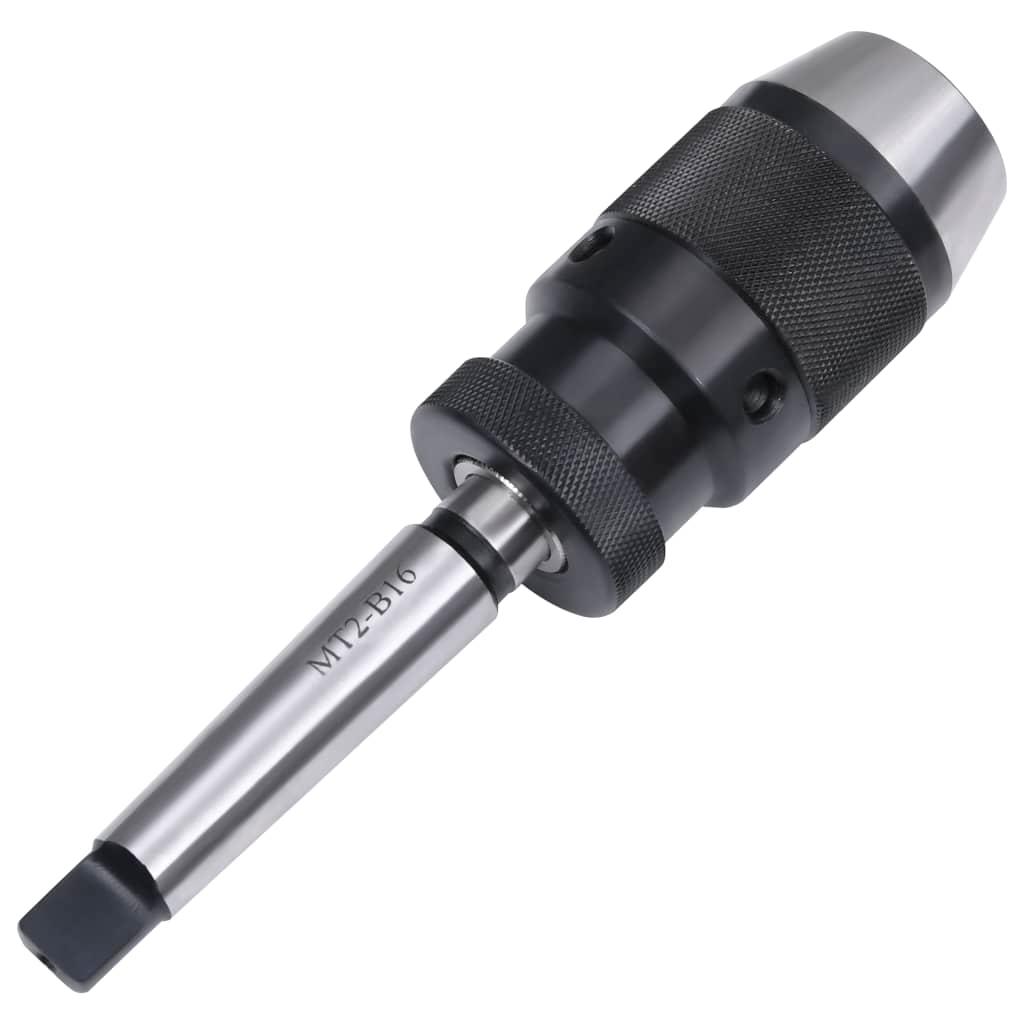   MT2-B16 quick-release drill chuck with 13 mm clamping range  