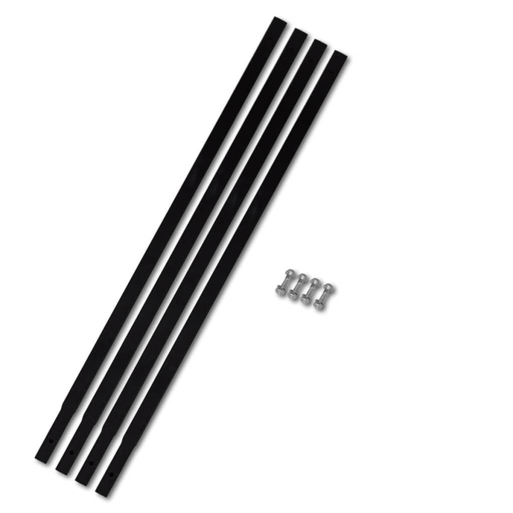 Extension pipe for drill bit 4 x 1 m pipe connection