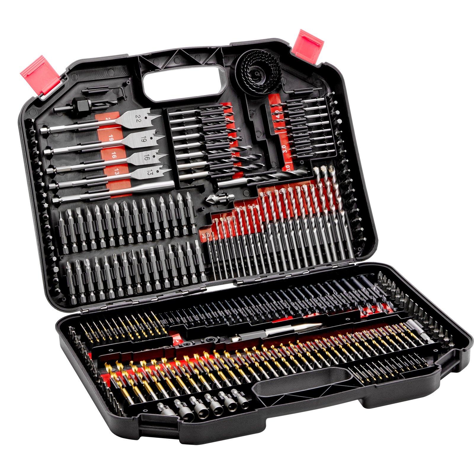 Drill Bit Set 246PCS Screwdriver Bit Set With Carrying Case Multi-purpose
