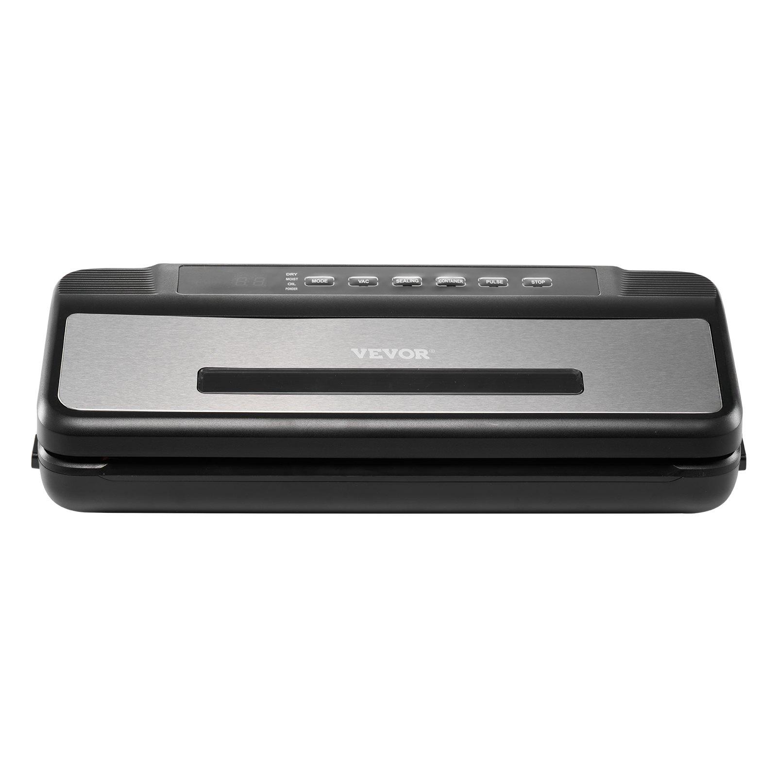 7-in-1 Vacuum Sealer Machine Fast-Compact Automatic Food Saver 120W Bags & Roll
