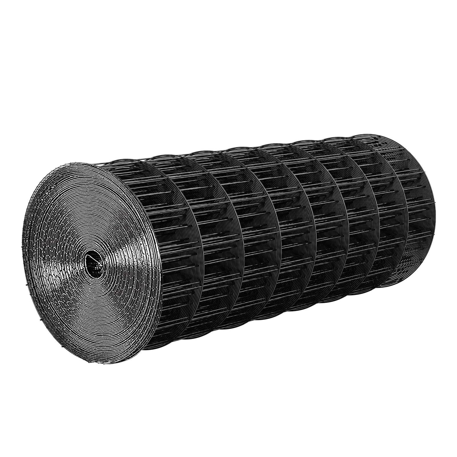 Hardware Cloth 24 In X 25 Ft, 2 X 3 In Mesh 16 Gauge Galvanized Wire Mesh Roll, Weather-Resistant Vinyl Coated Chicken Wire Fencing, Heavy Duty Welded Garden Plant Fencing For Rabbit Cage Snake
