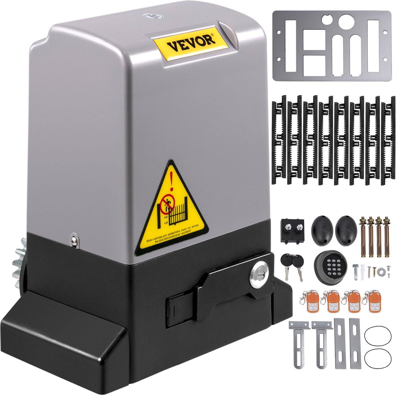 Schiebetorantrieb 1800 Kg 8 M Automatisches Toröffner Mit 4 Fernbedienungen Und APP-Steuerung Elektrischer Rolltormotor Für Einfahrten Komplettes Hardware-Sicherheitssystem-Kit Für Torantriebe